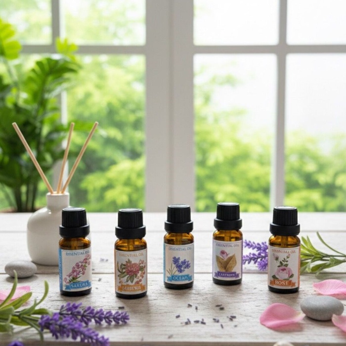 ® Yeni Ürün 6’lı Esans Yağ SetiDifüzör, Oda Kokusu, Mum ve Sabun Yapımına Uygun